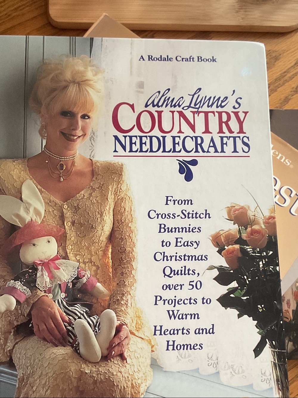 Alma Lynne's Country Needlecrafts Book - Cream Cover